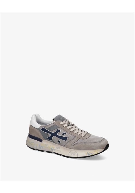 Sneakers Premiata Mick 8001 in pelle scamosciata e tessuto grigio PREMIATA | Scarpe | MICK VAR8001